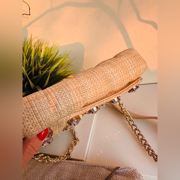 Zara | Jewelled Quilted Crossbody Bag - Picture 12 of 14